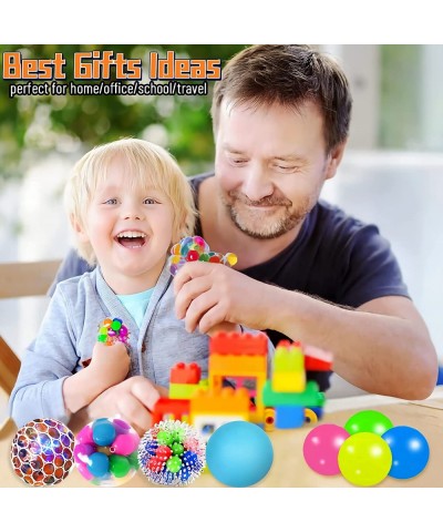 Stress Balls for Kids Fidget Toys - 8 Pack Squishy Stress Ball Nedoh Needohball Stress Relief Ball for Adults Squeeze Ball Se...