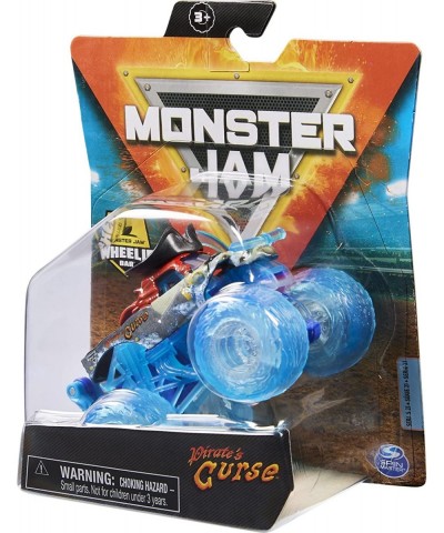 2021 Spin Master 1:64 Diecast Monster Truck with Wheelie Bar: Water Elementals Trucks Pirate's Curse $22.93 Kids' Play Trucks