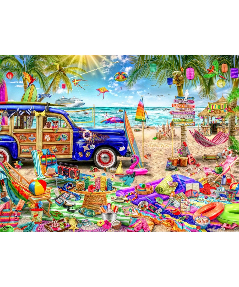 Aimee Stewart - Beach Vacation - 1000 Piece Jigsaw Puzzle $22.12 Jigsaw Puzzles