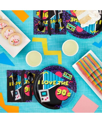 144 Piece I Love the 90s Theme Party Decorations Retro 1990s Birthday Plates Napkins Cups Cutlery (Serves 24) $33.20 Kids' Pa...