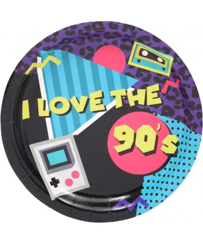 144 Piece I Love the 90s Theme Party Decorations Retro 1990s Birthday Plates Napkins Cups Cutlery (Serves 24) $33.20 Kids' Pa...