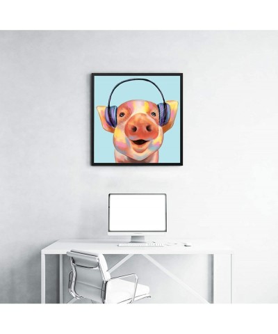 Pig 5D Diamond Painting Art Kit for Adults DIY Crystal Craft Gift for Christmas 30x30 cm USDGIP $14.29 Craft Kits