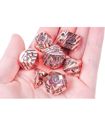 Copper Vein of Magic DND Metal Dice Set for Dungeons and Dragons Gifts D&D D and D Pathfinder Accessories D20 Polyhedral Resi...