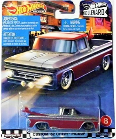 Hot Wheels Custom '62 Chevy Pickup Boulevard Series 8 (Premium 1:64 Scale) $48.59 Nature Exploration Toys