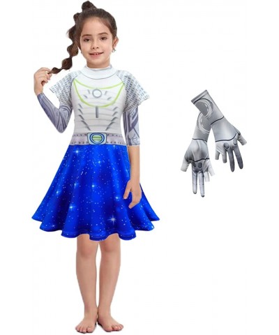 Zombies Alien Costume for Kids Girls Party Dress Up Outfits Halloween Cosplay Clothes 4-12 Years $31.99 Kids' Costumes