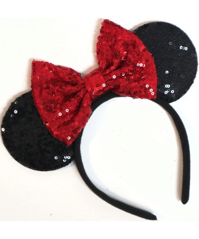 12 x Mickey Ears Solid Sequin Black Headband for Boys and Girls Birthday Party Celebration Event /DIY headband/ $33.21 Kids' ...