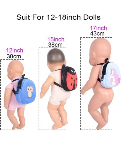 Doll Accessories 5pcs Cartoon Style Mini School Backpack Doll Bag Accessories for 16 18 inch Dolls $28.36 Doll Accessories