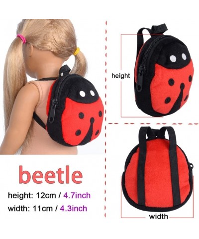 Doll Accessories 5pcs Cartoon Style Mini School Backpack Doll Bag Accessories for 16 18 inch Dolls $28.36 Doll Accessories