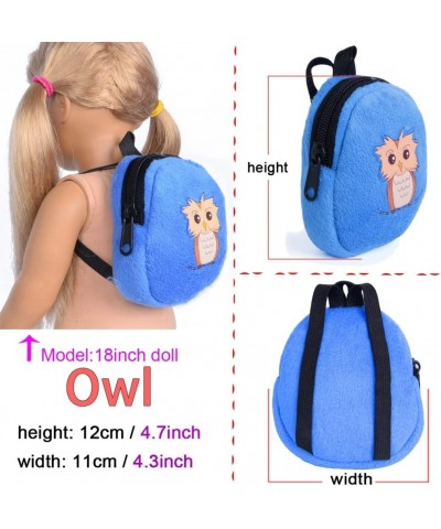 Doll Accessories 5pcs Cartoon Style Mini School Backpack Doll Bag Accessories for 16 18 inch Dolls $28.36 Doll Accessories