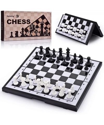 Magnetic Chess Set Travel Chess Game with Folding Chess Board Educational Toys for Kids and Adults $24.51 Travel Games