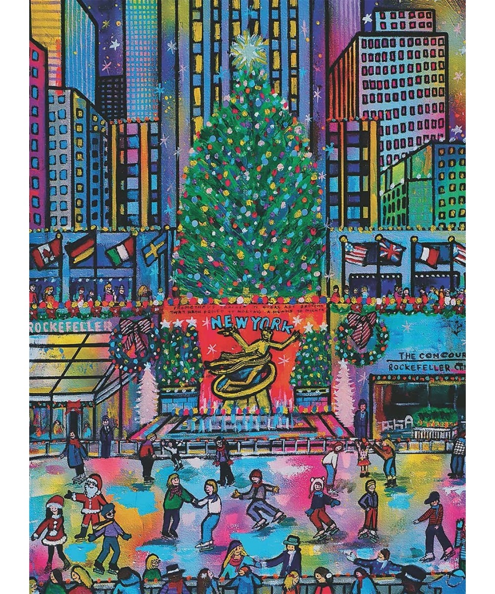 Rockefeller Christmas  500 Piece Jigsaw Puzzle for Adults - Every Piece is Unique Softclick Technology Means Pieces Fit Toget...