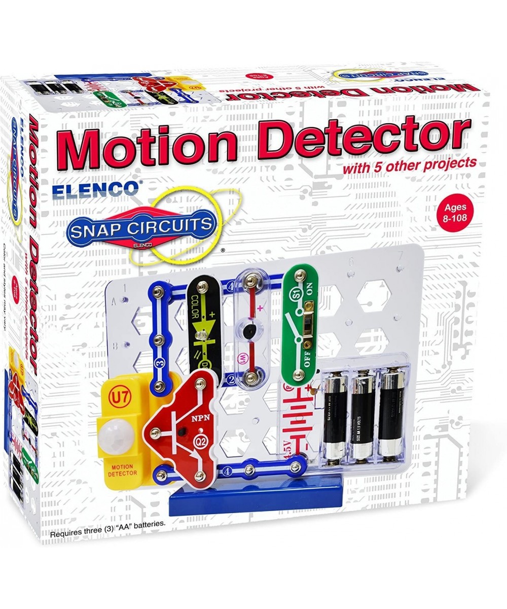 Snap Circuits Electronics Motion Detector Mini Kit | Build Motion Projects with Snap-Together Electronic Components | 12 Proj...