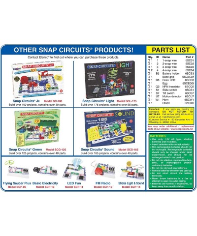 Snap Circuits Electronics Motion Detector Mini Kit | Build Motion Projects with Snap-Together Electronic Components | 12 Proj...