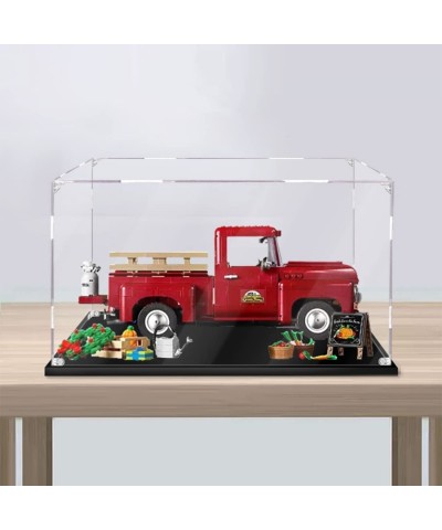 Acrylic Display Case Showcase Compatible with Lego Pickup Truck 10290 Vintage 1950s Building Kit (Only Display Box NO Lego-Ki...