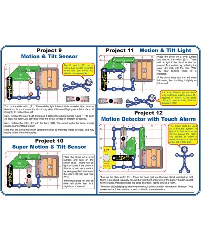 Snap Circuits Electronics Motion Detector Mini Kit | Build Motion Projects with Snap-Together Electronic Components | 12 Proj...