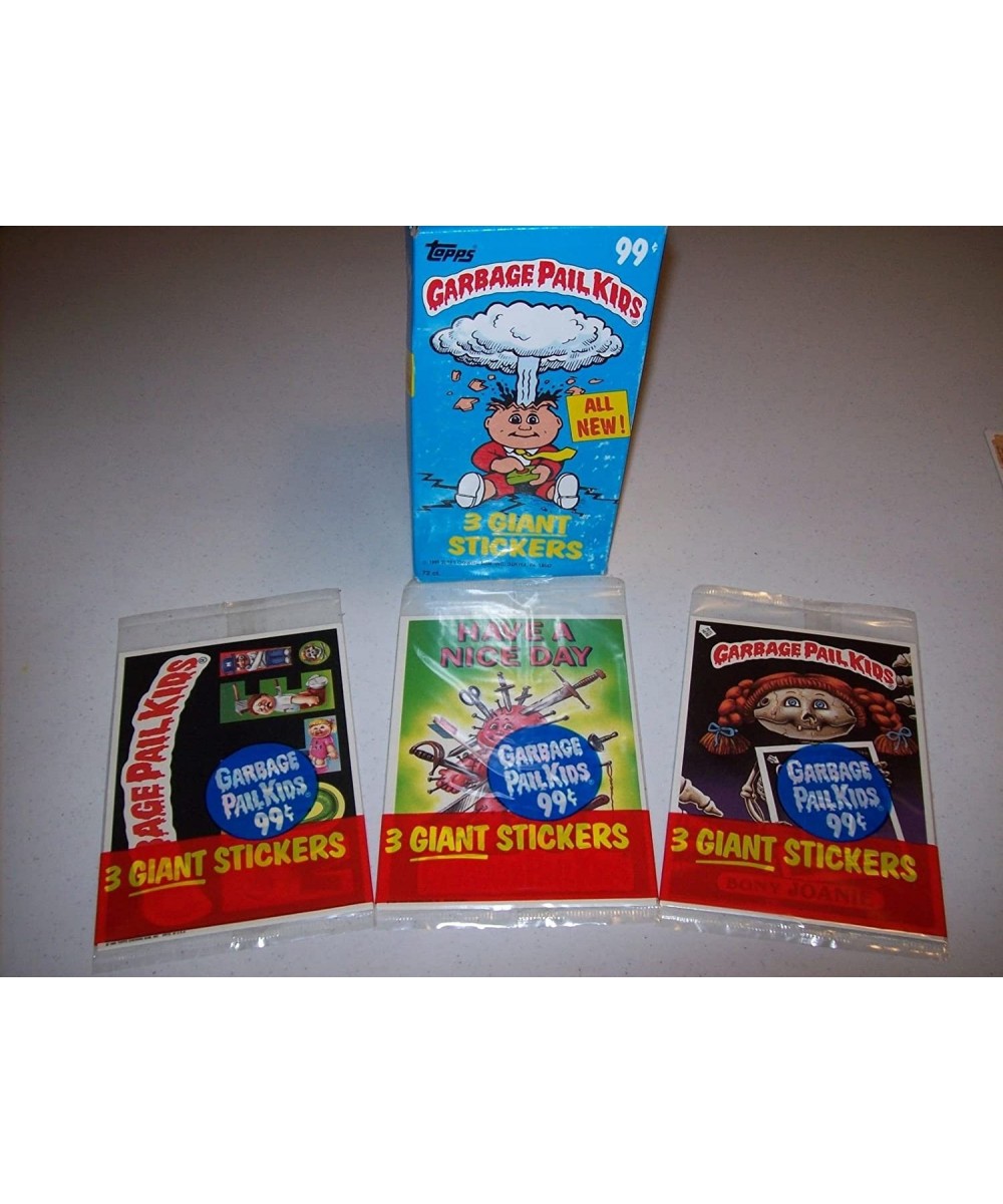 Giant Sticker Cards 1986 Unopened Packs $59.92 Trading Cards & Accessories