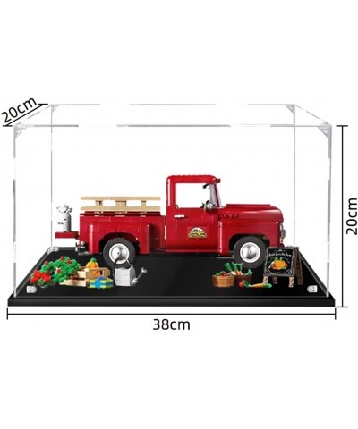 Acrylic Display Case Showcase Compatible with Lego Pickup Truck 10290 Vintage 1950s Building Kit (Only Display Box NO Lego-Ki...