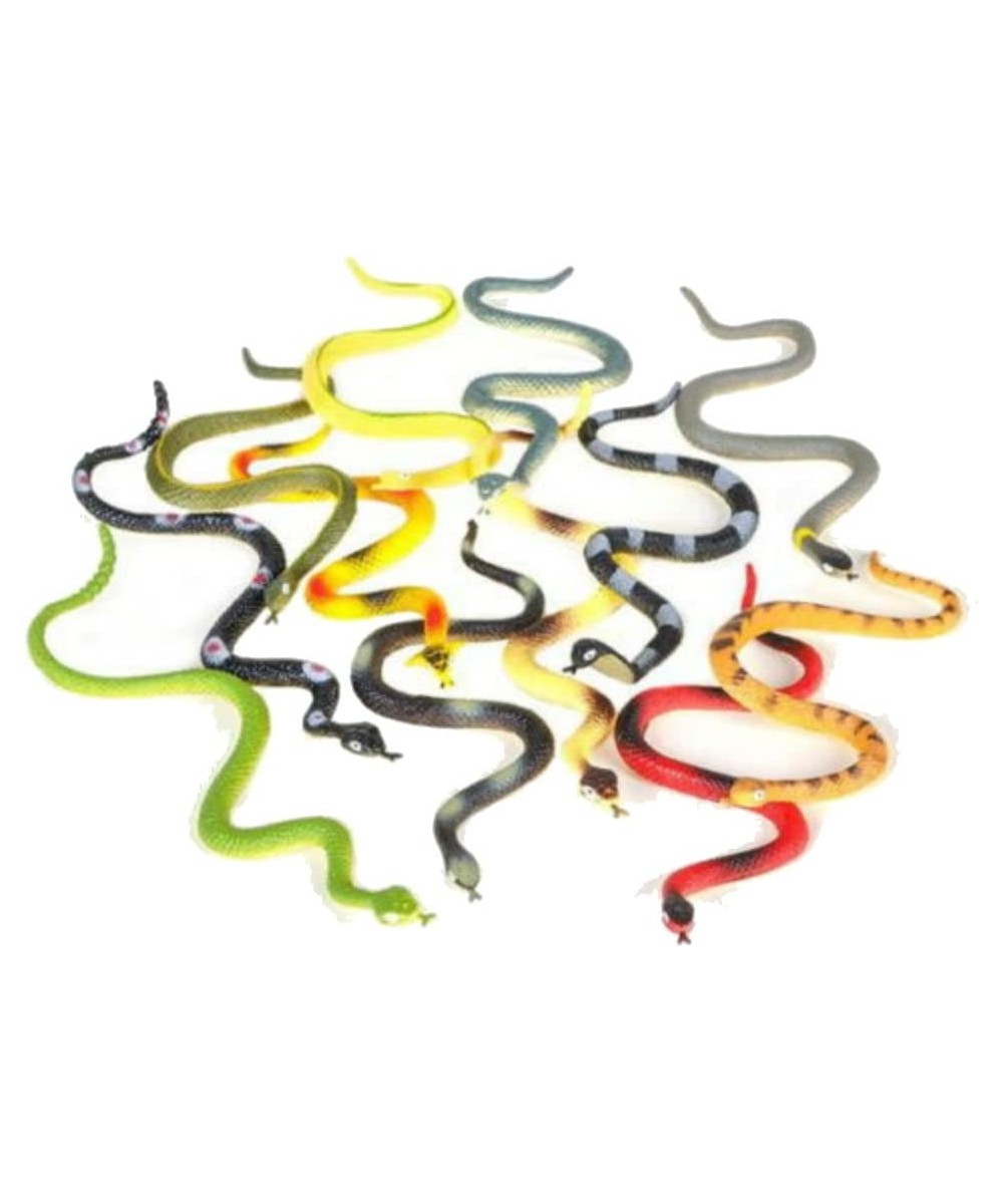 12 Rubber Snakes 6" Realistic Fake Snake Hissing Tongue Gag Gift $14.65 Gags & Practical Joke Toys