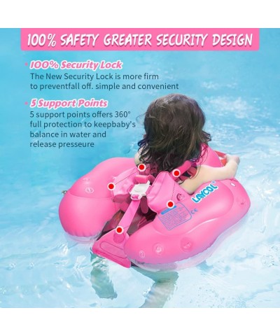 Baby Swimming Float with UPF50+ Sun Canopy Baby Floats for Pool Safety-Add Tail No Flip Overbaby Pool for Baby Age of 3-36 Mo...