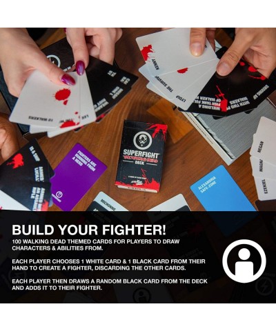 Superfight The Walking Dead: 100 Expansion Cards for the Game of Absurd Arguments for Young Teens and Adults 3 or more player...