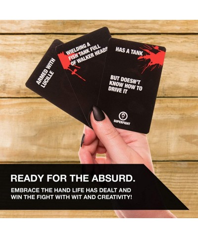 Superfight The Walking Dead: 100 Expansion Cards for the Game of Absurd Arguments for Young Teens and Adults 3 or more player...