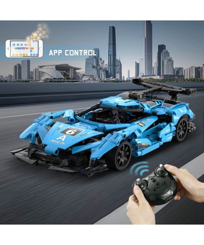 Remote Control Sports Race Car & APP Control Building Blocks Sets STEM Building Kits Educational Learning Toys for Boys and G...