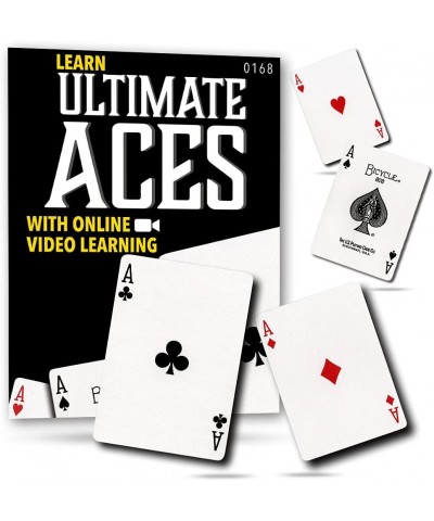 Ultimate Aces Instructional Card Magic Trick Guide with Magician Ben Salinas Easy to Learn High Impact Card Tricks $31.44 Mag...