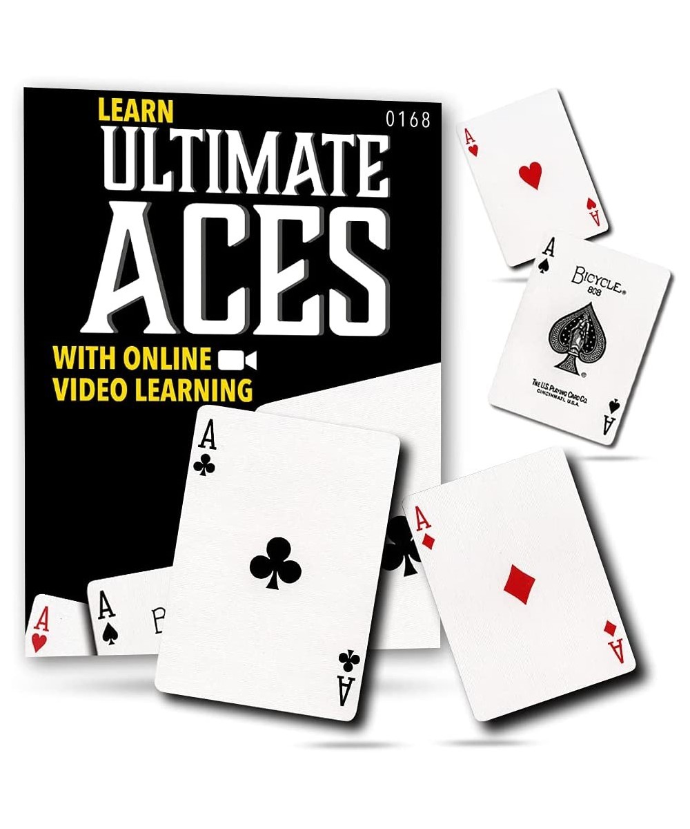 Ultimate Aces Instructional Card Magic Trick Guide with Magician Ben Salinas Easy to Learn High Impact Card Tricks $31.44 Mag...