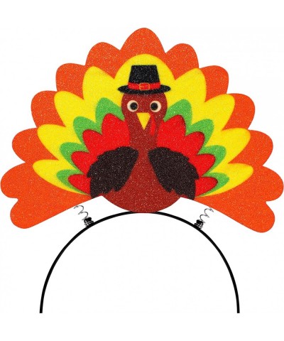 6PCS Thanksgiving Turkey Headband Decorations - Party Head Boppers Accessories $27.36 Kids' Party Hats