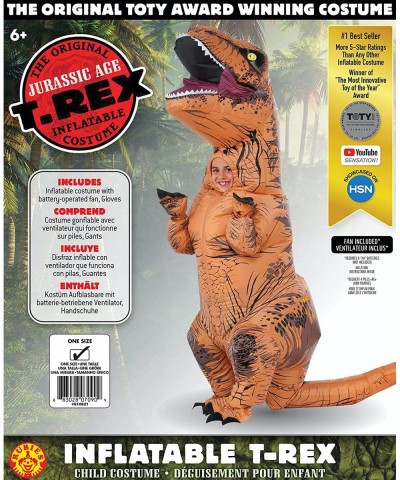 Child's The Original Inflatable Dinosaur Costume T-Rex Small $74.09 Kids' Costumes