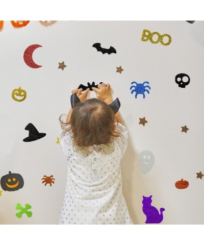 500 Pcs Halloween Foam Stickers Self Adhesive Glitter Foam Stickers for Kids Arts and Craft Supplies $25.73 Kids' Stickers