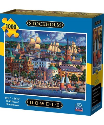 Dowdle Jigsaw Puzzle - Stockholm - 1000 Piece $44.10 Jigsaw Puzzles