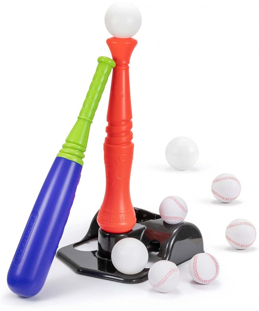 T Ball Set for Kids 3-5-8 Baseball Softball Bat Toys Set Batting Tee 8 Balls Included for Kid Toddler Boys Girls Age 3-8 Year...