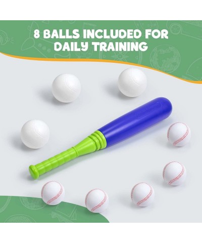 T Ball Set for Kids 3-5-8 Baseball Softball Bat Toys Set Batting Tee 8 Balls Included for Kid Toddler Boys Girls Age 3-8 Year...