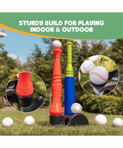 T Ball Set for Kids 3-5-8 Baseball Softball Bat Toys Set Batting Tee 8 Balls Included for Kid Toddler Boys Girls Age 3-8 Year...