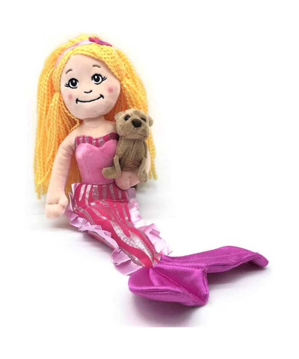 Mermaid Doll with Sea Lion Stuffed Animal Friend- Great Gifts for Girls Brown Hair-17 Inches (Pink) $36.89 Stuffed Animals & ...