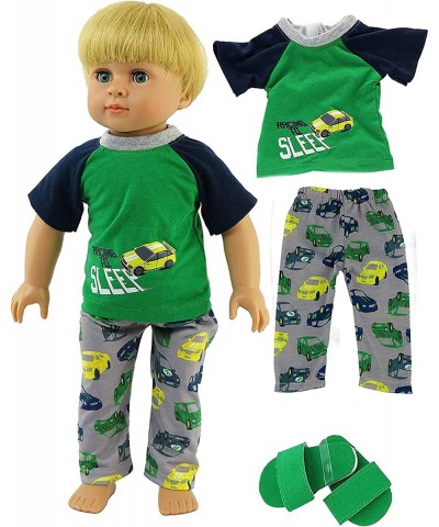 Boy's Race Car Pajamas Made for 18 inch Dolls Compatible with American Girl Dolls $29.33 Doll Accessories