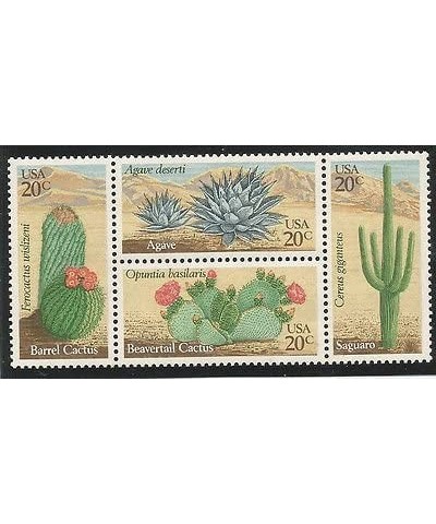 Postage Stamps U.S. Desert Cactus Scott 1942-1945 MNHVF $15.36 Collectible Postage Stamps