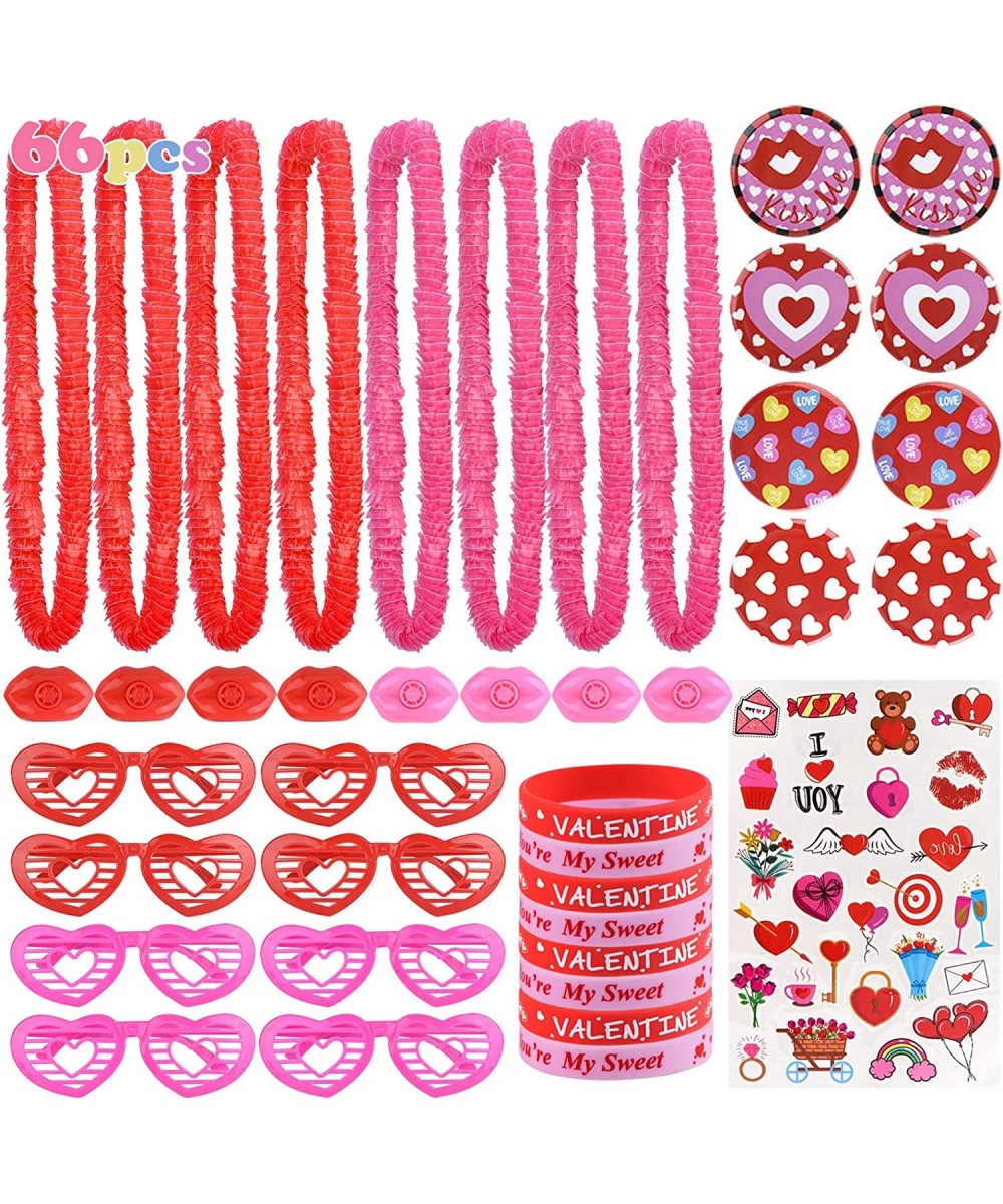 Valentines Day Party Favors Valentine's Accessories Decorations Set Valentines Gifts for Kids Classroom Exchage Rewards Teach...