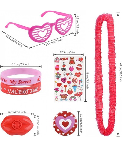 Valentines Day Party Favors Valentine's Accessories Decorations Set Valentines Gifts for Kids Classroom Exchage Rewards Teach...