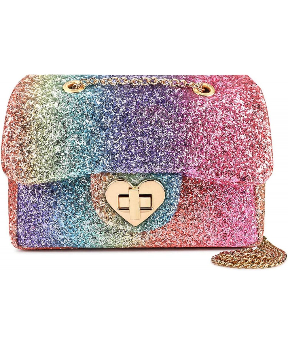 mibasies Kids Glitter Purse for Little Girls Toddler Crossbody Bags $26.49 Dress-Up Toy Purses