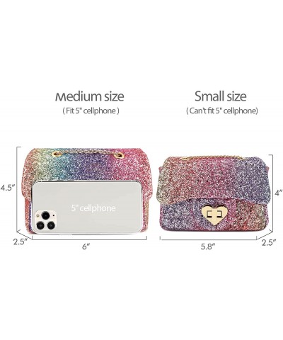 mibasies Kids Glitter Purse for Little Girls Toddler Crossbody Bags $26.49 Dress-Up Toy Purses