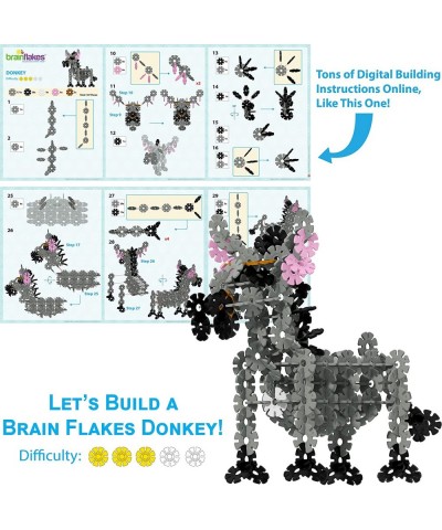 Brain Flakes 150+ Piece Tube-Go Gray - Classic Grey Single Color Add-On Travel Set $17.72 Toy Building Sets