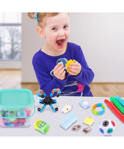 Fidget Toy Pack Sensory Toys - Stress Relief Anti-Anxiety Relaxing and Calming Figetget Toys Pack with Popping Fidget Sensory...