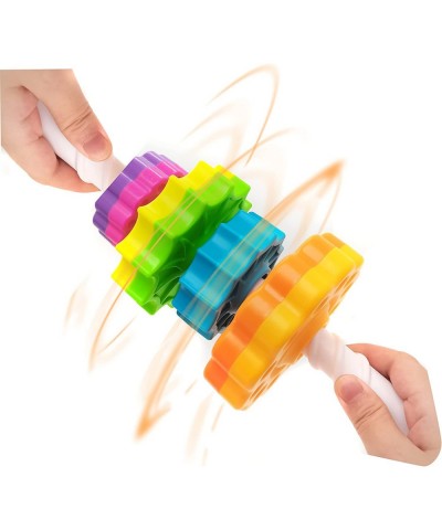 (1 PCS Spinning Stacking Toys Spin Toys for Toddlers 1-3 Strong ABS Plastic Rainbow Spin Tower Autism Spin Stack Toys Suitabl...