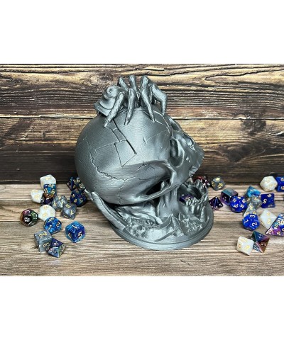 Skull Dice Tower - (Random 7PCS D20 Dice Set Included) - Tabletop Roleplaying Game - Dice Roller - Dungeons and Dragons - DND...