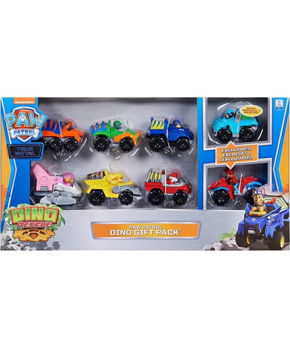 PAW Patrol True Metal Dino Rescue Gift Pack of 8 Collectible Die-Cast Vehicles 1:55 Scale $42.95 Kids' Play Trains & Trams