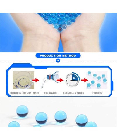 Water Bullets Beads Gel Balls Refill Ammo Gel Splater Ball Blaster Bullets for Water Beads Gun Vase Filler DIY Crystal Mud St...