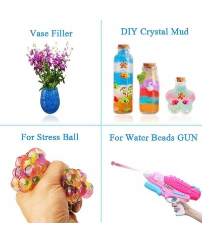 Water Bullets Beads Gel Balls Refill Ammo Gel Splater Ball Blaster Bullets for Water Beads Gun Vase Filler DIY Crystal Mud St...