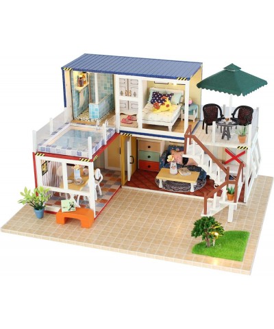 DIY Miniature Dollhouse Kit Container Home B - Miniature House Kit - Tiny House Building Kit With Dust Cover Music Box - DIY ...